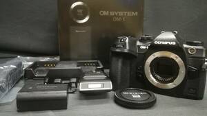 【動作品♪】OLYMPUS オリンパス OM SYSTEM OM-1 ボディ 2037万画素 ミラーレス 一眼 カメラ/ブラック