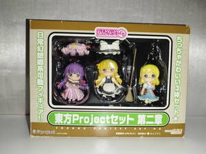 中古品/欠品有り 東方Projectセット 第二章(霧雨魔理沙/パチュリー/アリス) ねんどろいどぷち ポールパーツ1個欠品