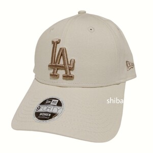 NEW ERA ニューエラ 正規品 レディース 9FORTY キャップ 帽子 LA ドジャース ベージュ オフホワイト BG 大谷