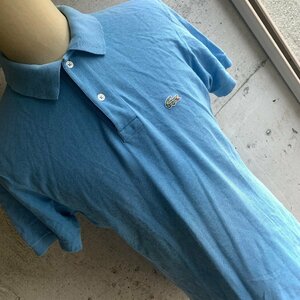 アメリカ古着 ビンテージ ラコステ ダックテール ポロシャツ M 水色 U.S Used Clothing 90s Vintage IZOD LACOSTE Ducktail Polo Shirt