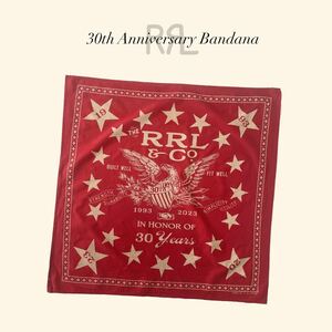 【非売品/30周年記念】RRL “30th Anniversary Bandana” バンダナ イーグル スター 赤 限定 リミテッド Ralph Lauren ヴィンテージ