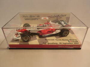 PMA製 1/43 ライジングサンパッケージ パナソニック トヨタ レーシング ＃12　ヤルノ・トゥルーリ 2007ショーカー ＊美品 ＊送料410円～