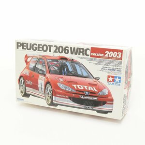 ★491881 未使用品 TAMIYA タミヤ 1/24 プラモデル プジョー 206 WRC 2003 PEUGEOT