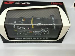 エブロ　EBBRO 1/43 2016 LEON CVSTOS AMG-GT SGT GT300 黒澤治樹　蒲生尚弥