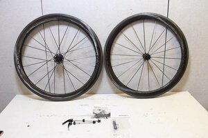 ○ELITE Wheels エリートホイール DRIVE50 RIM シマノ11/12s対応 クリンチャーチューブレス カーボンスポーク カーボンホイールセット 美品