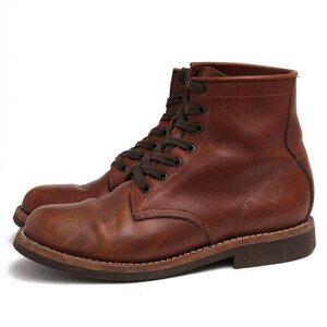 PISTOLERO ピストレロ ワークブーツ 108-02 6inch PLAIN LACE UP ステアハイドレザー 牛革 セミドレスブーツ