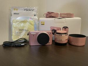 ニコン Nikon 1 S1 10-30mm VR　レンズキット　ピンク　元箱付き