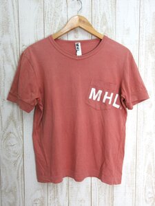 MHL./マーガレットハウエル：ポケット Tシャツ サイズM メンズ/中古/USED