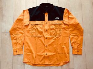 THE NORTH FACE ノースフェイス ヌプシシャツ ロングスリーブヌプシシャツ　Lサイズ　試着のみ美品