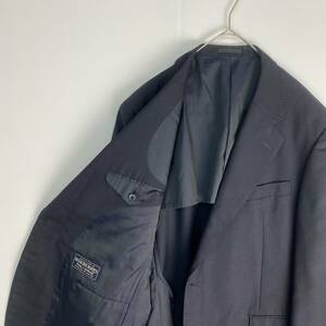 バーバリープローサム　テーラードジャケット　最高級 　紺ブレ　ホース刻印金釦　モヘア