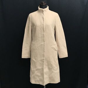 日本製★ナチュラルビューティーベーシック★比翼仕立て/ウールコート【レディースS/ベージュ/beige】Coat/Jacket/Jumper◆BH469