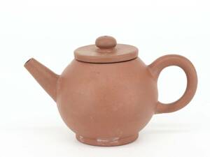 【蔵】中国古玩 朱泥 急須 唐物 煎茶道具 旧家 初だし品 Y1313