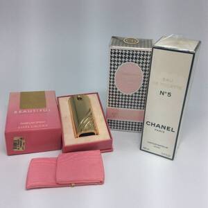 S100□【3個まとめ 未開封2/個開封品1個】香水 CHANEL シャネル No5 オードトワレ 100ml Dior ディオール 100ml エスティローダー 現状品