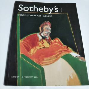 フランシス・ベーコン/ゲルハルト・リヒター/マーク・ロスコ/村上隆　SOTHEBY’S サザビーズ Contemporary オークションカタログ 2004.2