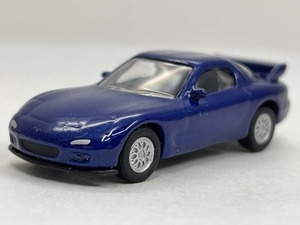 ■★サークルＫサンクス　MAZDA（マツダ） ミニカーコレクション　RX-7 SPIRIT R (FD3S)（1/100）（ブルー/KYOSHO） 