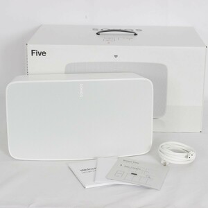 【美品】Sonos Five FIVE1JP1 ホワイト ワイヤレススピーカー AirPlay2対応 ソノス 本体