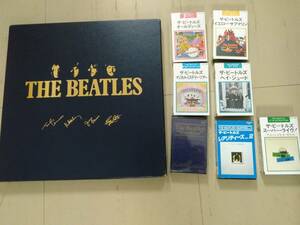 【１円スタート/ビートルズのカセットテープ7本セット（新品/未開封品5本含む）専用ボックス付き】BEATLES / HEY JUDE/YELLOW SUBMARINE