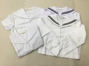 SE-228A 新品【セーラー服】サイズ 26 半袖x2 長袖x2 4枚/栄光こじま/白無地/紺3本ライン/黒3本ライン/女子中学生/女子高校生/コスプレ