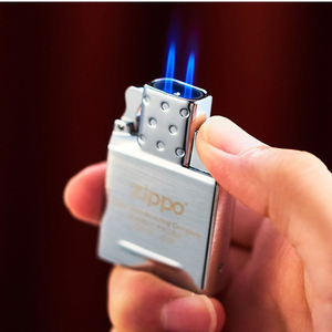 レッツガスタマイズダブル！ ZIPPO ダブルトーチ 永久保証 ガスライター インサイドユニット ブタンガス充填式 炎調節機能 レギュラー