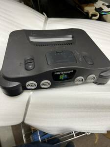 Nintendo 任天堂 ニンテンドー64 NINTENDO64 ミッドナイトブルー NUS-001 電源付き　ジャンク