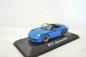 ポルシェ 911 スピードスター 1/43 ミニカー ミニチャンプス 青