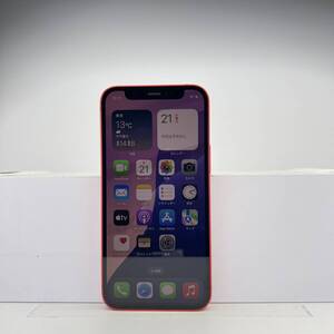 iPhone 12 mini 128GB (PRODUCT)RED SIMフリー 訳あり品 ジャンク 中古本体 スマホ スマートフォン 白ロム [出品ID：27543]