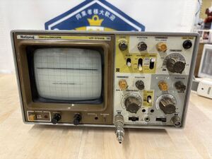 【B237】National ナショナル OSCILLOSCOPE オシロスコープ VP-5102B ※ジャンク品・電源が入らない為、動作確認不可※