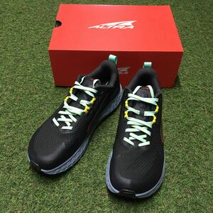 YO037 ALTRA アルトラ M OUTROAD UK8.5 27.0～27.5cm トレイルランニングシューズ DARK GRAY/BLUE アウトドア 未使用 展示品 靴