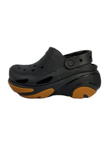 crocs◆BUBBLE CRUSH CLOG/サンダル/US7/BLK/210061