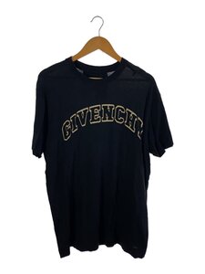 GIVENCHY◆bm718w3y6d/Tシャツ/S/コットン/BLK//