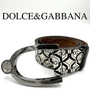 DOLCE&GABBANA ドルチェアンドガッバーナ ベルト ロゴバックル