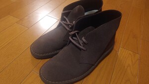  used 中古★us9 27相当 CLARKS クラークス デザートブーツ Desert Boot ブラウン スエードレザー★