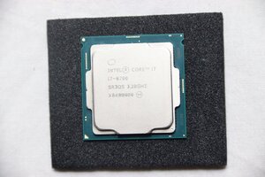 intel Core i7-8700 プロセッサー 12M キャッシュ、3.20 GHz SR3QS（ジャンク扱い)