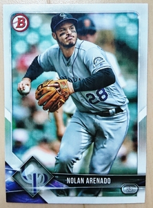 ★NOLAN ARENADO BOWMAN 2018 #81 MLB メジャーリーグ ノーラン アレナド COLORADO ROCKIES コロラド ロッキーズ 名手 二冠王