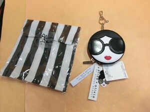 T【ン5-56】【60サイズ】▲アリスアンドオリビア(Alice+Olivia ) バッグチャーム/小銭入れ/キーホルダー