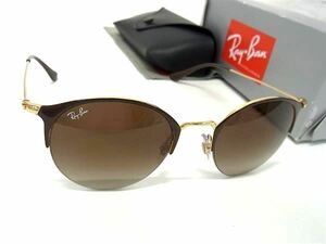 1円 ■極美品■ Ray-Ban レイバン RB3578 50□22 145 サングラス メガネ 眼鏡 レディース メンズ ブラウン系 AY3904