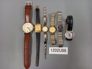 1202U88　腕時計　ジャンク品　おまとめ6点　CITIZEN　TIMEX　MARIO VALENTINO など ※動作未確認