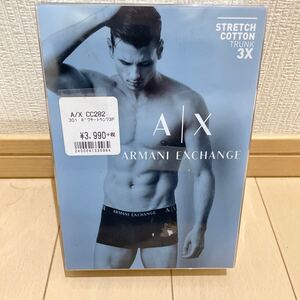 送料無料　新品未使用　アルマーニエクスチェンジ ARMANI EXCHANGE ボクサーパンツ　3枚セット　Lサイズ　 STRETCH COTTON TRUNK 3X