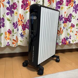 ☆中古美品☆　デロンギ　マルチダイナミックヒーター　MDHU15‐BK　 DeLonghi ゼロ風暖房　取扱説明書　リモコン付き