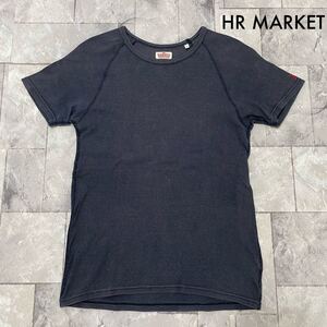 HRMARKET ハリウッドランチマーケット フレンチフライス Tシャツ T-shirt TEE 半袖 ワンポイント ストレッチ ネイビー サイズ3(L) 玉SS1872