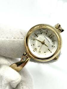 【電池切れ】GRAND JOUR　グランジュール　クォーツ腕時計　シルバー文字盤