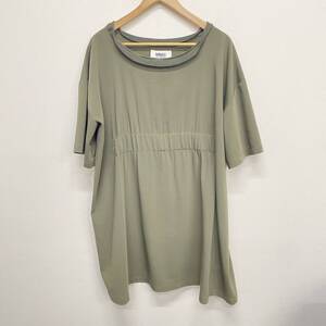 【MM6】エムエムシックス★半袖ワンピース カットソー Tシャツ S52CT0148 サイズ38 09