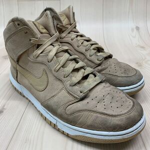 KFK3 NIKE ナイキ DUNK HIGH VACHETTA TAN ダンクハイバケッタタン ハイカットスニーカー カジュアルスニーカー ベージュ メンズ 27.5cm