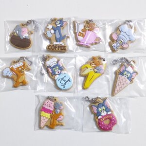 B04016☆送料198円～トムとジェリークッキーチャームコット 未開封 全10種フルコンプリートセット TOMandJERRYCOOKIECHARMCOT コンプセット