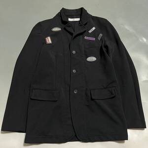 AD20005 COMME des GARCONS SHIRT ギャルソン シャツ パッチ ポリジャケット 黒 ワンサイズ