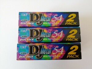 カセットテープ TDK METAL メタル　DJM-54Nx6本　２PACK×３　合計6本 未使用品 