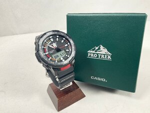 ★CASIO カシオ 時計 PROTREK プロトレック PRT-B70-1DR Qz 中古 1円スタート★