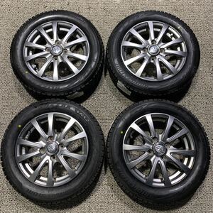 AG732-51 送料無料　155/65R14 軽自動車全般に　新品スタッドレス　社外ホイール　14×4.5J ET43 PCD100/4H 1円〜