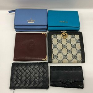 財布 6点 おまとめ GUCCI/FURLA/BOTTEGA VENETA/Cartier/Kate spade【CKAF6056】