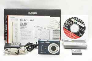 【適格請求書発行】CASIO カシオ EXILIM EX-Z55 コンパクトデジタルカメラ ブルー 元箱付【アルプスカメラ】241025s